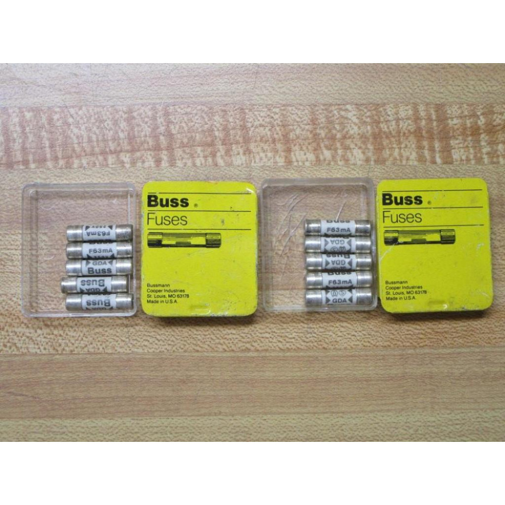 Buss GDA-63MA Bussmann Fuse Cross Ref 1CC53 (Pack of 10)