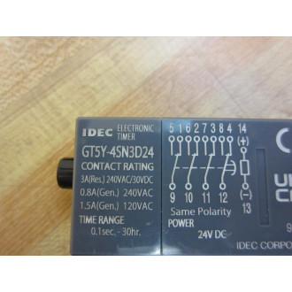 IDEC GT5Y-4SN3D24 On-Delay Timer Relay GT5Y4SN3D24 - New No Box