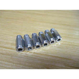 Parker X391P-4-2 Poly-Tite Coupler 391P-4-2 (Pack of 6) - New No Box