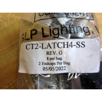 SLP Lighting CT2-LATCH4-SS S.S. Latch Kit CT2LATCH4SS (Pack of 8)