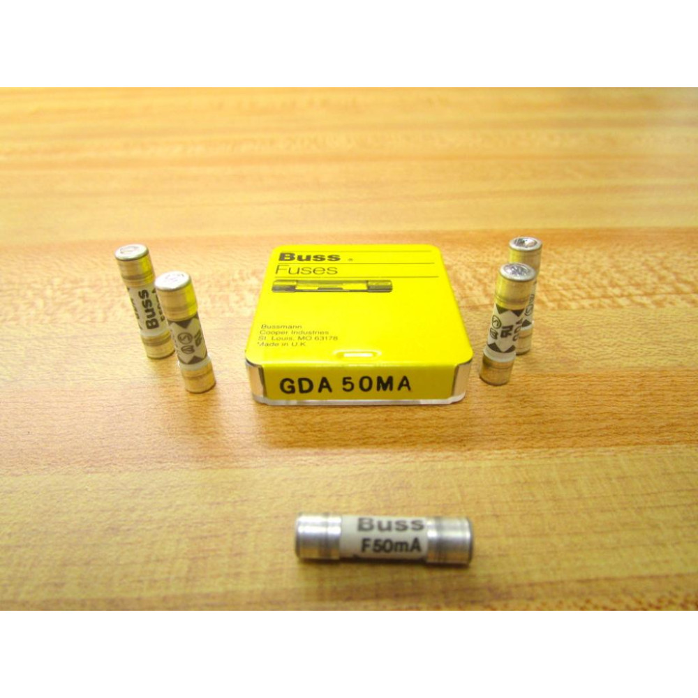 Bussmann GDA 50MA Buss Fuse GDA50MA (Pack of 5)