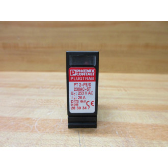 Phoenix Contact PT2-PES-230AC-ST Surge Protection Plug PT2PES230ACST - Used