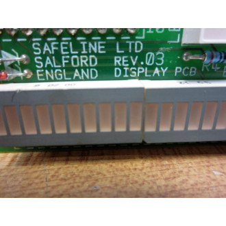 Safeline 3800 Display PCB Rev.03 - Used