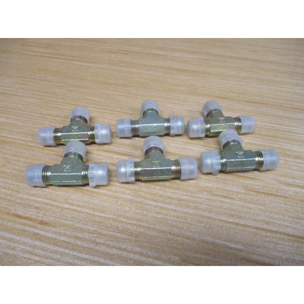 Parker 6RTX-S Triple-Lok 37° Flare Run Tee 6RTXS (Pack of 6)