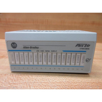 Allen Bradley 1794-IB16 Input Module 96145678,Ser A, REV A02 - Used