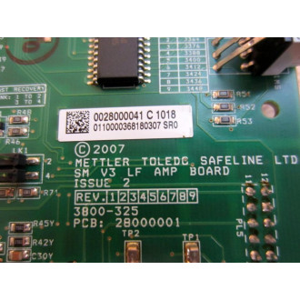 Safeline 3800-325 SM V3 LF Amp Board 28000001 - Used