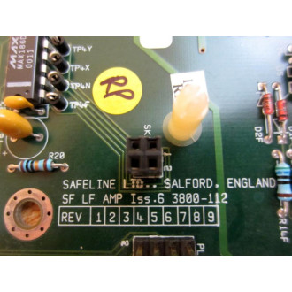 Safeline 3800-112 SF LF Amp Board Iss.6 3800112 - Used