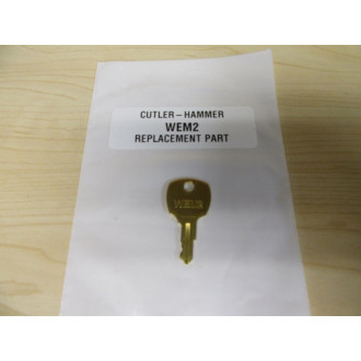 Cutler-Hammer Eaton WEM2 Key 786685466927 (Pack of 2)