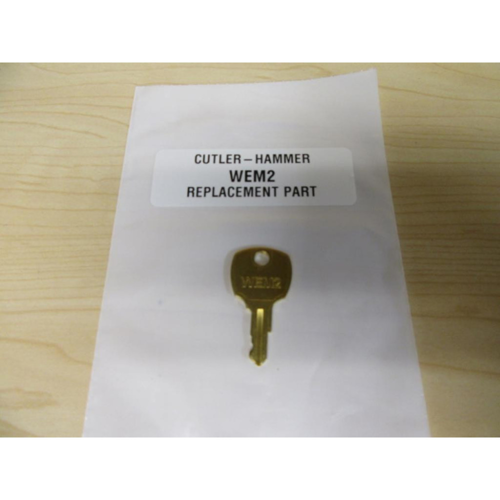 Cutler-Hammer Eaton WEM2 Key 786685466927 (Pack of 2)