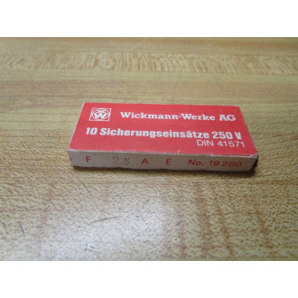 Wickmann-Werke 19200-2.5A Littelfuse F2.5250E (Pack of 10)
