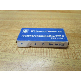 Wickmann-Werke 19202-2A Littelfuse Fuse T2250D (Pack of 10)