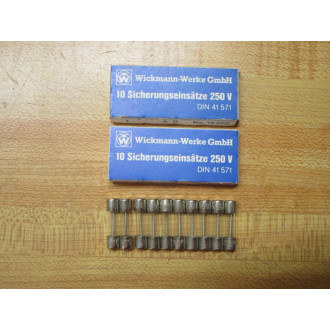 Wickmann-Werke 19202-1.25A Littelfuse Fuse T1.25250B Wirewound (Pack of 10)