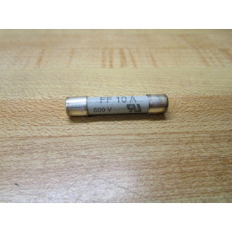 Siba 7012540-10 Fuse FF10A White (Pack of 10)