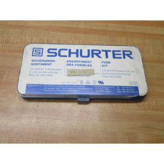 Schurter 0034.9858 Fuse Kit SPFST 231 Fuses