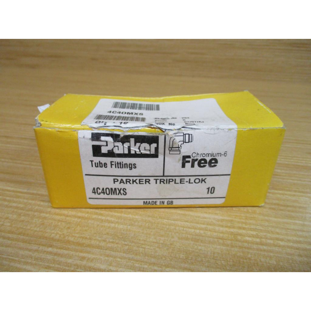 Parker 4C4OMXS Fluid Connector 4C40MXS (Pack of 10) Parker 4C4OMXS Fluid Connector 4C40MXS (Pack of 10)