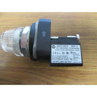 Allen Bradley 800T-PH16C Pilot Light Assembly - New No Box