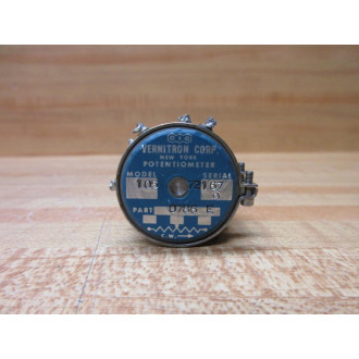 Vernitron 0786 E Potentiometer 105 - Used
