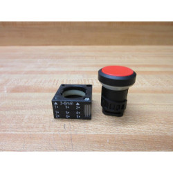 Siemens 3SB3000-0AA21 Furnas Red Push Button Operator - New No Box