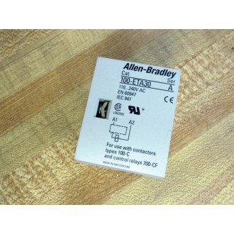 Allen Bradley 100-ETA30 Electronic Timer 100ETA30 Ser A - New No Box