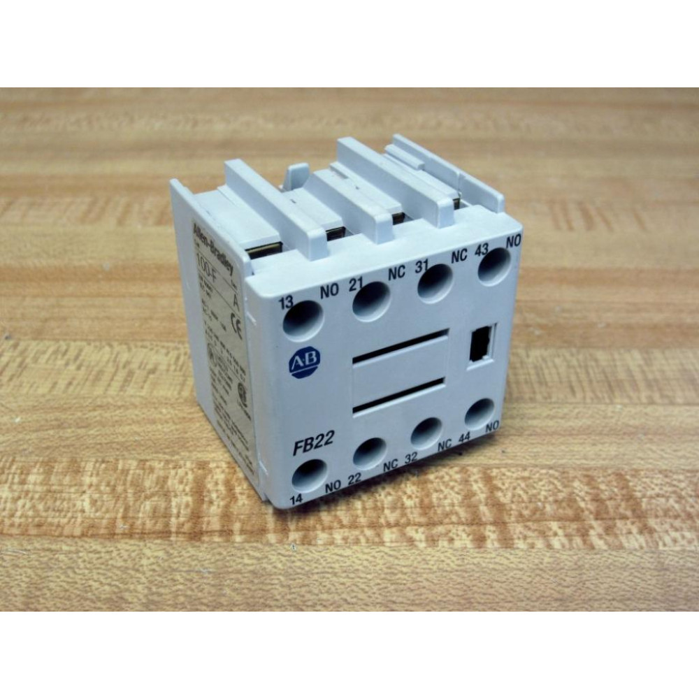 Allen Bradley 100-F Auxiliary Contact 100F Ser A 100F-FB22 - New No Box