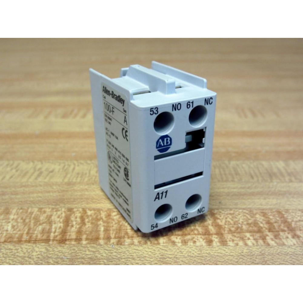 Allen Bradley 100-F Auxiliary Contact 100F Ser A 100F-A11 - New No Box