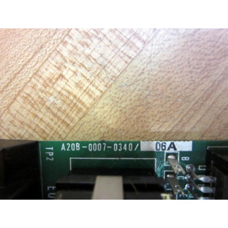 Fanuc A20B-0007-0340 Relay Board A20B-0007-034006A WRelays - Used