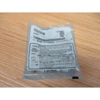 SMC KQ2V04-M5 Universal Male Elbow KQ2V04M5 (Pack of 10)