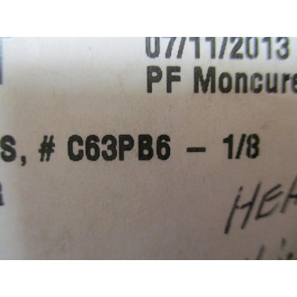 Parker C63PB6-18 Presto-Lok 90°Elbow C63PB618