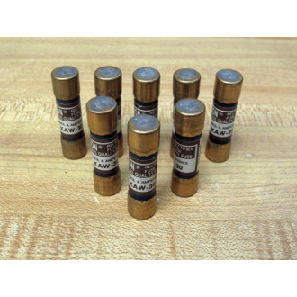 Bussmann KAW-30 Fuse KAW30 Buss Cooper Tested (Pack of 8) - New No Box
