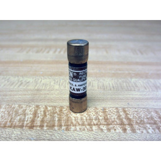 Bussmann KAW-30 Fuse KAW30 Buss Cooper Tested (Pack of 8) - New No Box