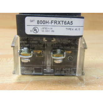 Allen Bradley 800H-FRXT6A5 PushPull 800HFRXT6A5 w(2) 800T-XD4 - New No Box