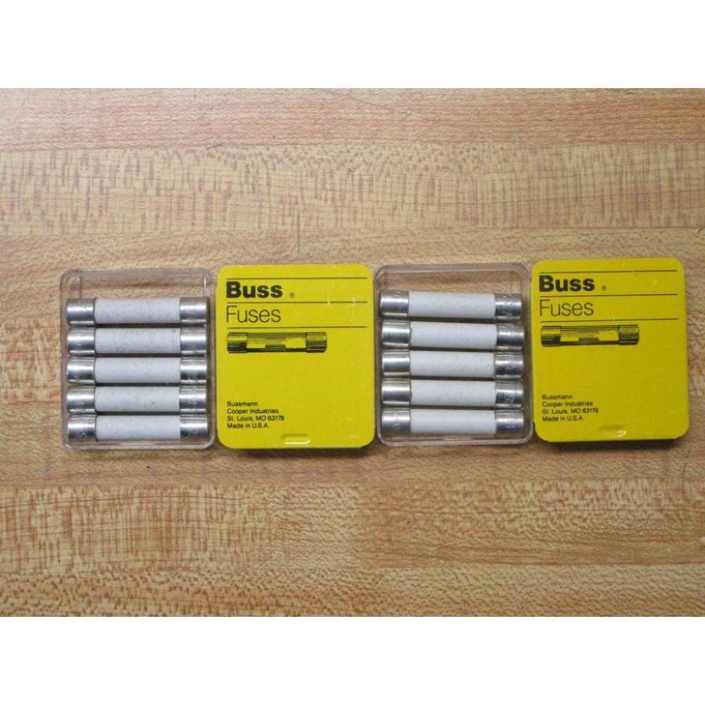 Buss MDA-15 Cooper Bussmann Fuse Cross Ref 1CL96 White (Pack of 10)