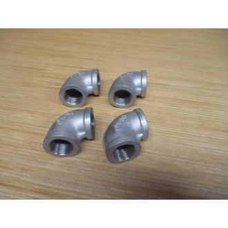 Smith Cooper 34E-1006C 90° Elbow 34" 34E1006C (Pack of 4) - New No Box