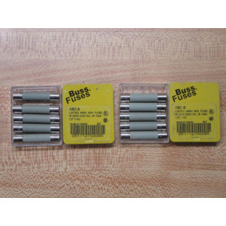 Buss ABC-8 Bussmann Fuse Cross Ref 6F046 Gray (Pack of 10)