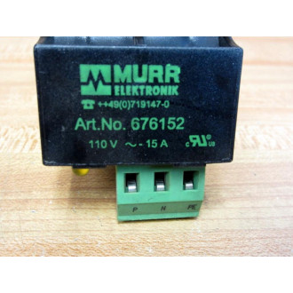 Murr Electronik 676152 Power Socket WLED - Used