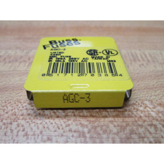 Buss AGC-3 Bussmann Fuse Cross Ref 4XH44 Fine Wire Element (Pack of 10)
