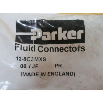 Parker 12-8C3MXS Triple-Lok 37° Flare Elbow 128C3MXS