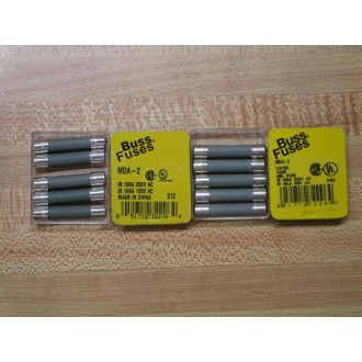 Buss MDA-2 Bussmann Fuse Cross Ref 1CL98 Gray (Pack of 10)