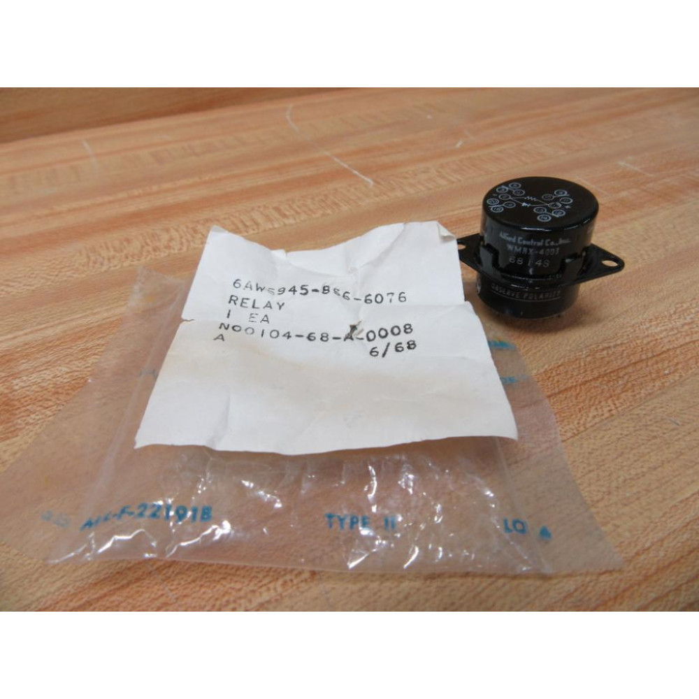 Allied Control WMRX-4003 Relay 6AW5945-856-6076 - New No Box
