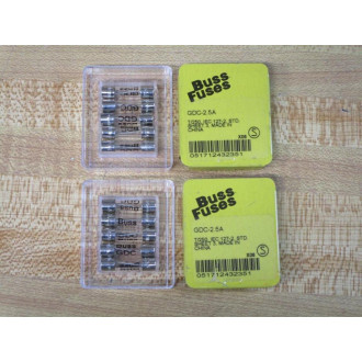 Buss GDC-2.5A Bussmann Fuse Cross Ref 1CD10 Fine Wire Element (Pack of 10)