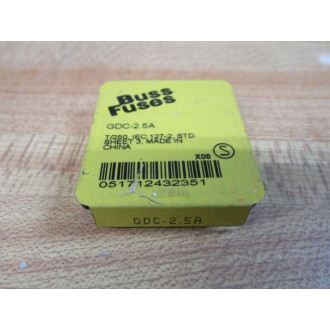 Buss GDC-2.5A Bussmann Fuse Cross Ref 1CD10 Fine Wire Element (Pack of 10)