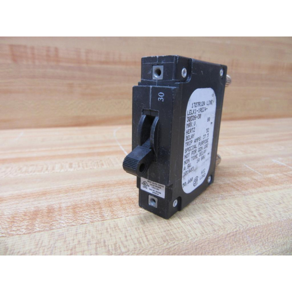 Airpax LELK1-1REC4-30326-30 Circuit Breaker 30 Amp - New No Box Airpax LELK1-1REC4-30326-30 Circuit Breaker 30 Amp - New No Box
