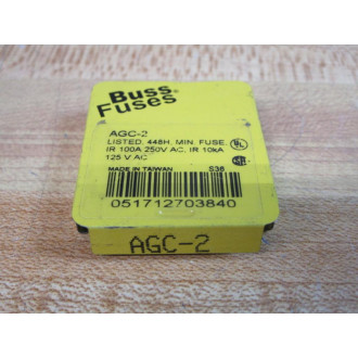 Bussmann AGC-2 Bussmann Fuse Cross Ref 2FCG5 Jagged Wire (Pack of 10)