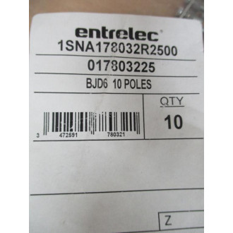 Entrelec BJD6-10 Terminal Jumper Bar BJD10 (Pack of 10)