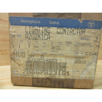 Westinghouse A202K1CA AC Lighting Contactor