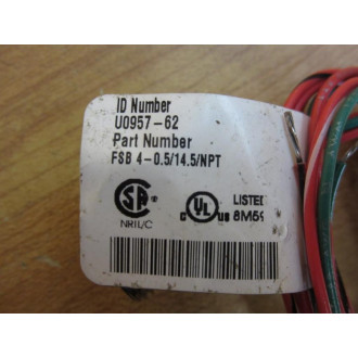 Turck FSB 4-0.514.5NPT Microfast Receptacle U0957-62 - New No Box