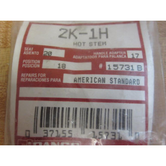 Danco 2K-1H Faucet Repair Kit 2K1H - New No Box