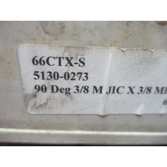 Parker 6-6CTX-S Triple-Lok 37° Flare Elbow 66CTXS