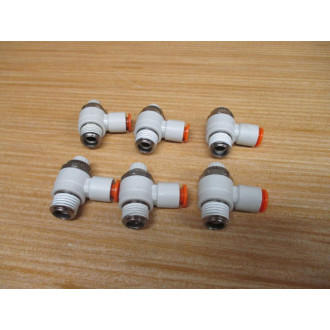 SMC NAS2201F-N02-07S Speed Control Elbow NAS2201FN0207S (Pack of 6) - New No Box