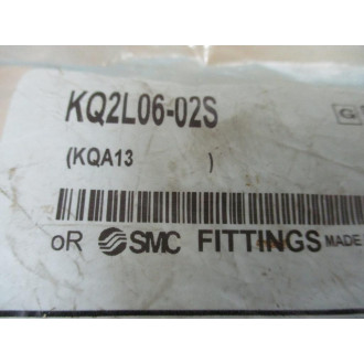 SMC KQ2L06-02S One-Touch Elbow KQ2L0602S (Pack of 8)